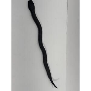Iron Snake Sculpture 18” Statue Decor Steel Mini Snake Art Ornament